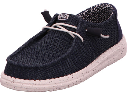 Hey Dude Damen Slipper Wendy Stretch Sox in dunkelblau