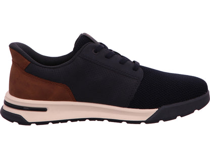 Bugatti Herren Sneaker  in blau-bunt-kombiniert