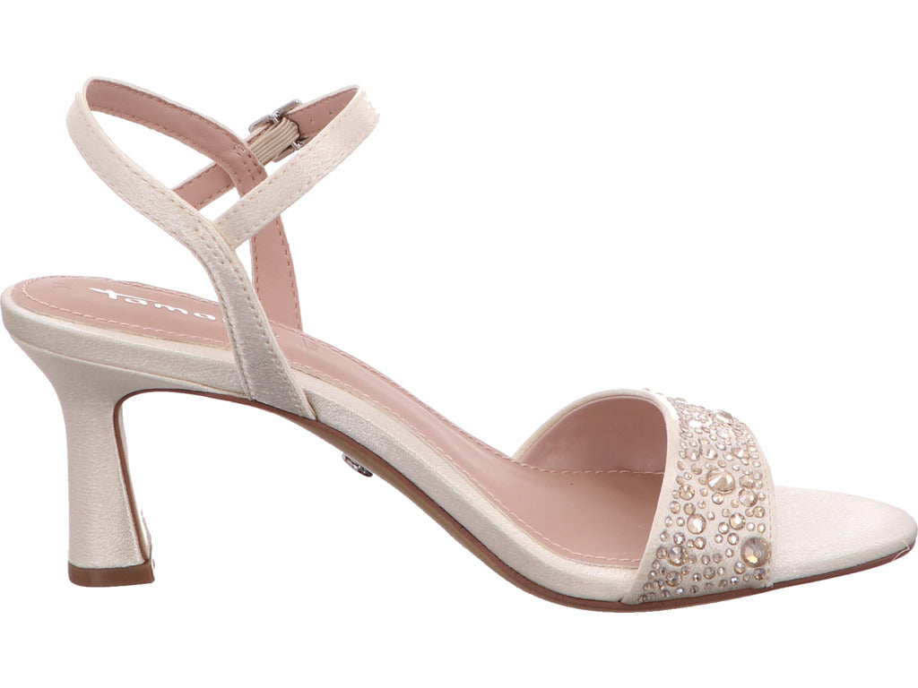 Tamaris Damen Sandalette  in weiß