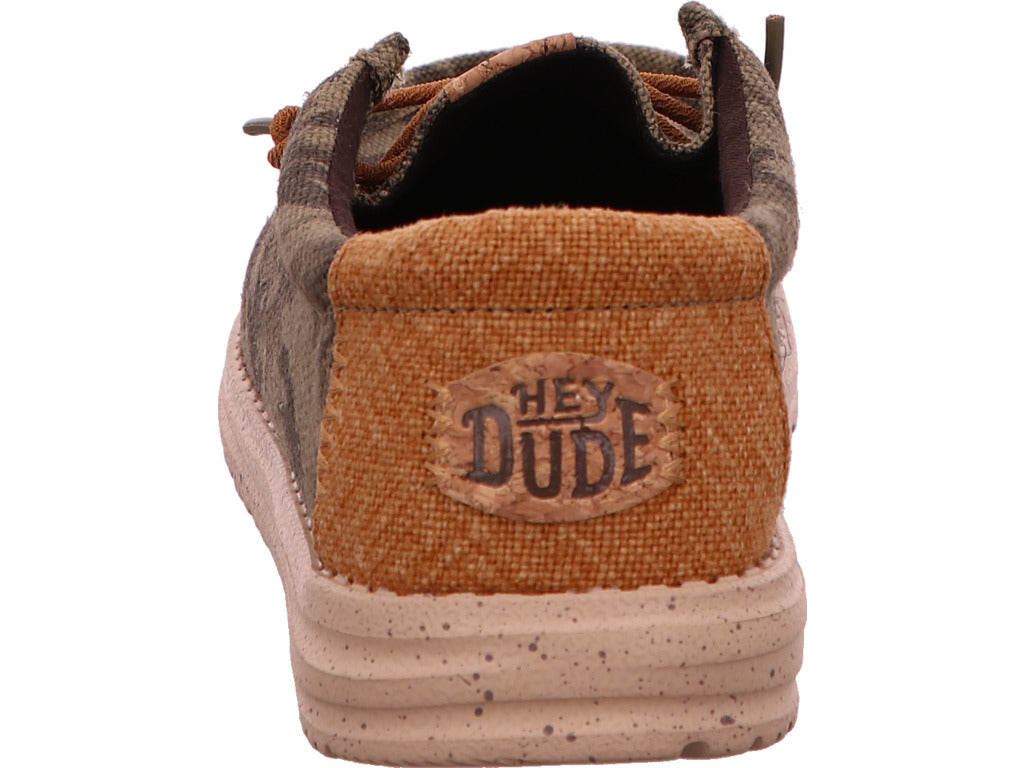 Hey Dude Herren Slipper Wally Palm in grün-bunt-kombiniert