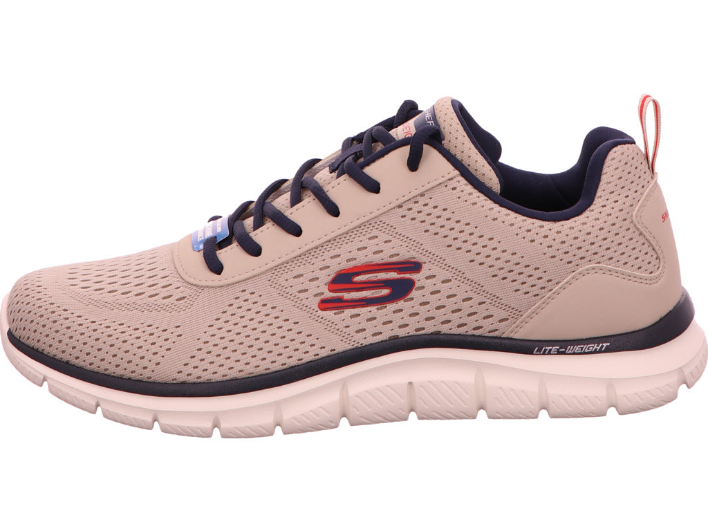 Skechers Herren Slipper Track - Leshur in taupe