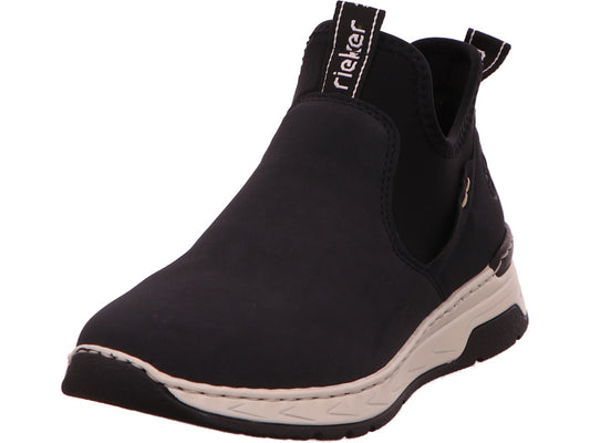 Rieker Damen Stiefel  in blau-bunt-kombiniert