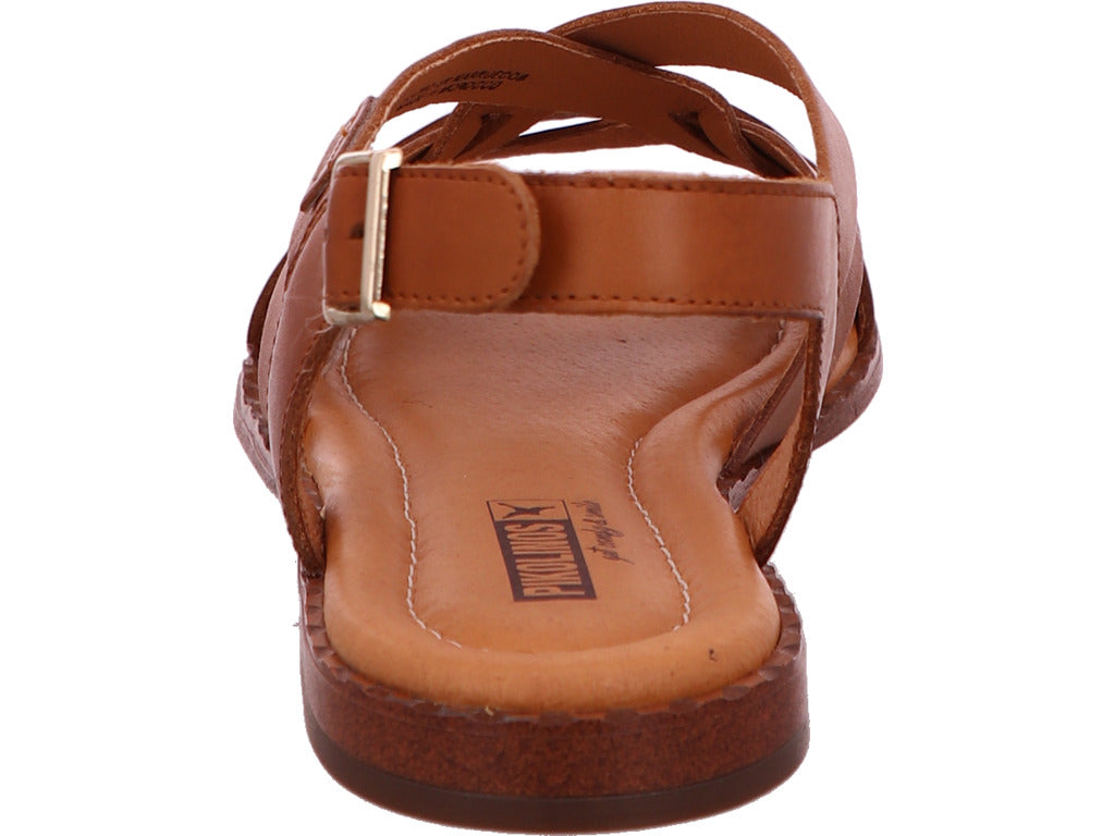 Pikolinos Damen Sandalette Algar in hellbraun