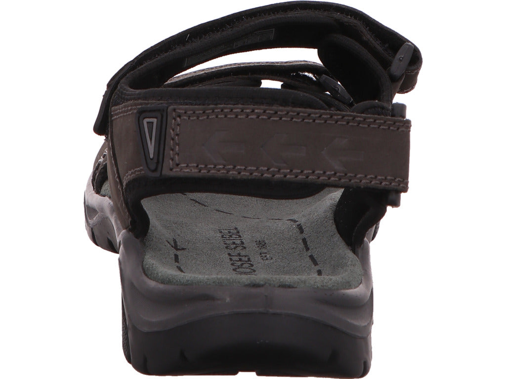Josef Seibel Herren Sandalette Arlo 02 in dunkelgrau