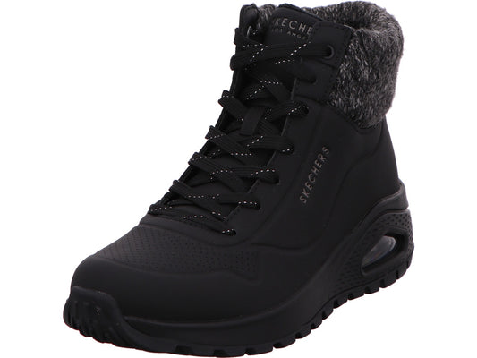 Skechers Damen Stiefel Uno Rugged-Darling Daze in schwarz