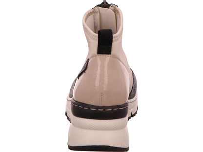 Rieker Damen Stiefel  in beige-bunt-kombiniert