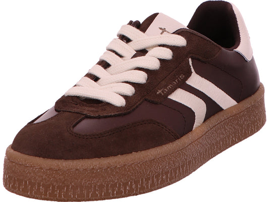 Tamaris Damen Sneaker  in braun-bunt-kombiniert