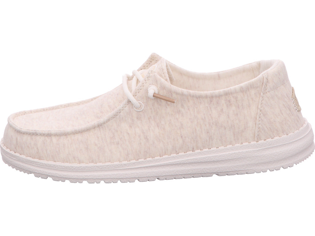 Hey Dude Damen Slipper Wendy Stretch Speckle in hellbeige
