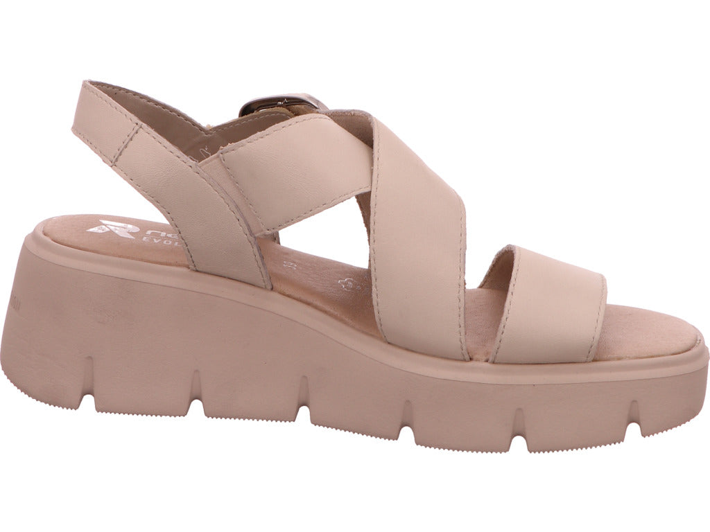 Rieker damessandaal Revolution in beige
