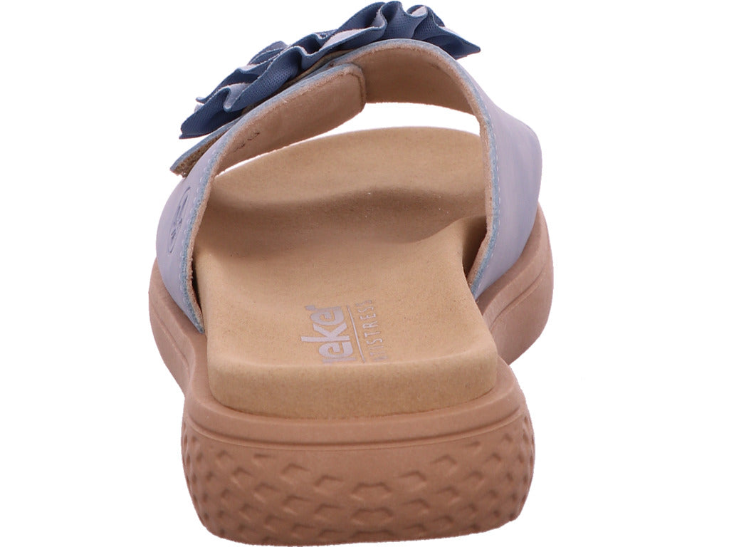 Rieker Damen Pantolette  in hellblau