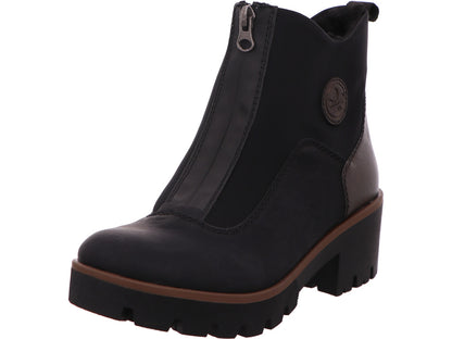 Rieker Damen Stiefel  in schwarz-bunt-kombiniert