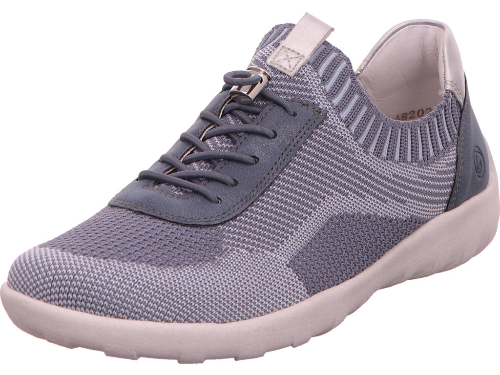 Remonte Damen Slipper  in blau-kombiniert