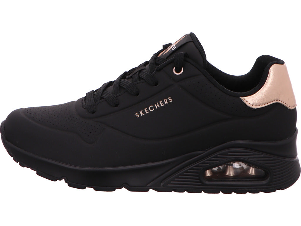 Skechers Damen Sneaker Uno-Golden Air in schwarz