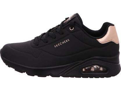 Skechers Damen Sneaker Uno-Golden Air in schwarz