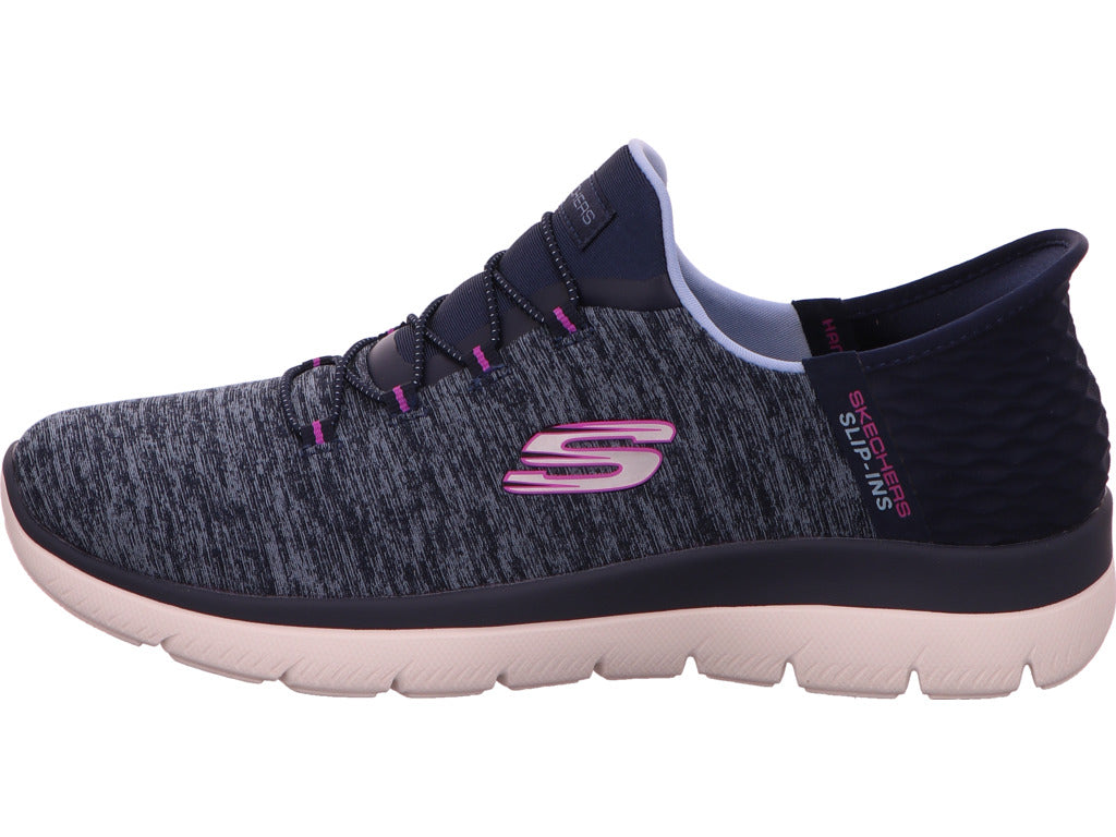Skechers Summits Dazzling H dames instapsneakers in donkerblauw