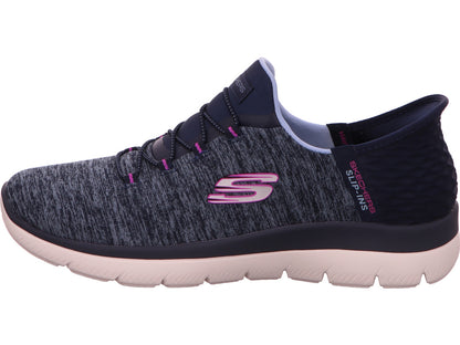 Skechers Summits Dazzling H dames instapsneakers in donkerblauw