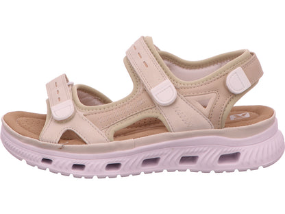 Rieker Damen Sandalette  in beige-bunt-kombiniert