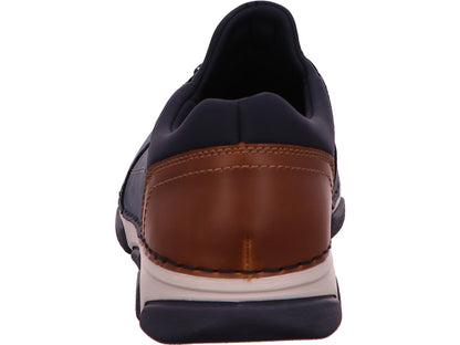 Rieker Herren Sneaker  in blau-bunt-kombiniert