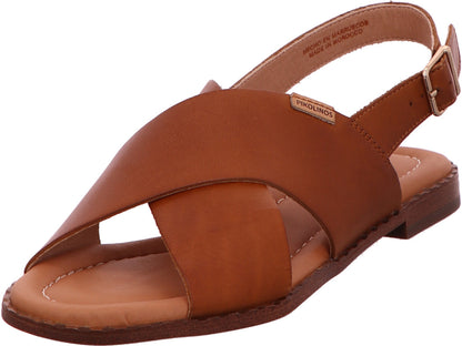 Pikolinos Damen Sandalette Algar in hellbraun