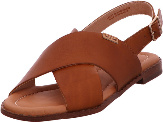 Pikolinos Damen Sandalette Algar in hellbraun