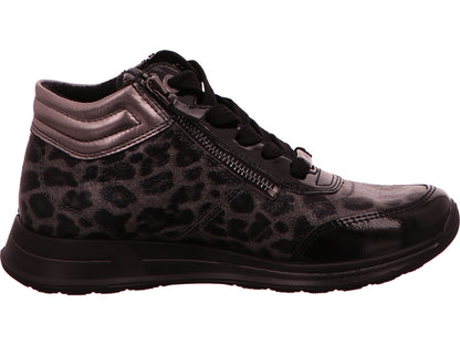 Ara dameslaarzen Osaka 2.0 in een combinatie van zwart en meerdere kleuren.