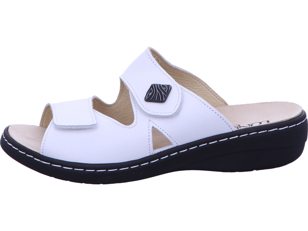 Longo Damen Pantolette  in weiß