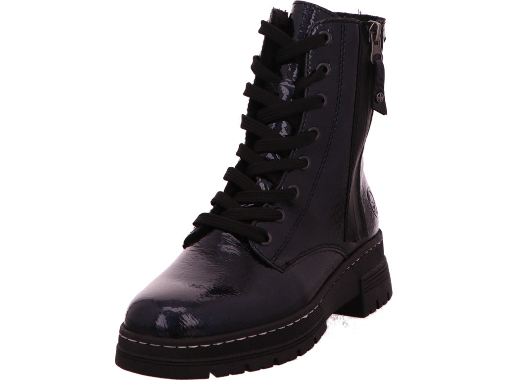 Rieker dameslaarzen in donkerblauw