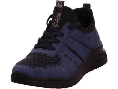 Rieker Damen Sneaker  in blau-kombiniert