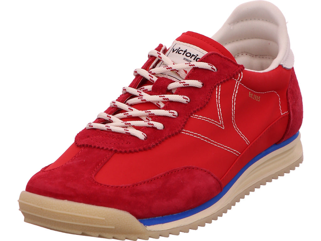 Victoria Damen Sneaker  in rot-kombiniert
