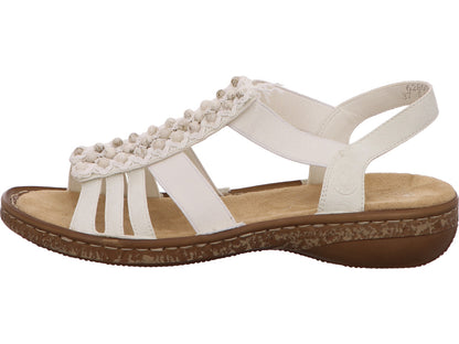 Rieker Damen Sandalette  in beige