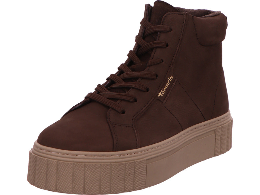 Tamaris Damen Stiefel  in dunkelbraun