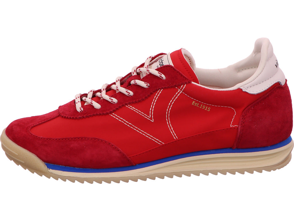 Victoria Damen Sneaker  in rot-kombiniert