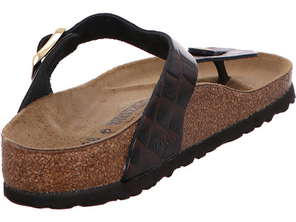 Birkenstock Damen Pantolette Gizeh Bs in schwarz