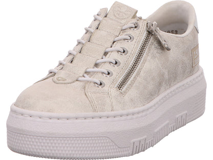 Rieker Damen Sneaker  in beige-bunt-kombiniert