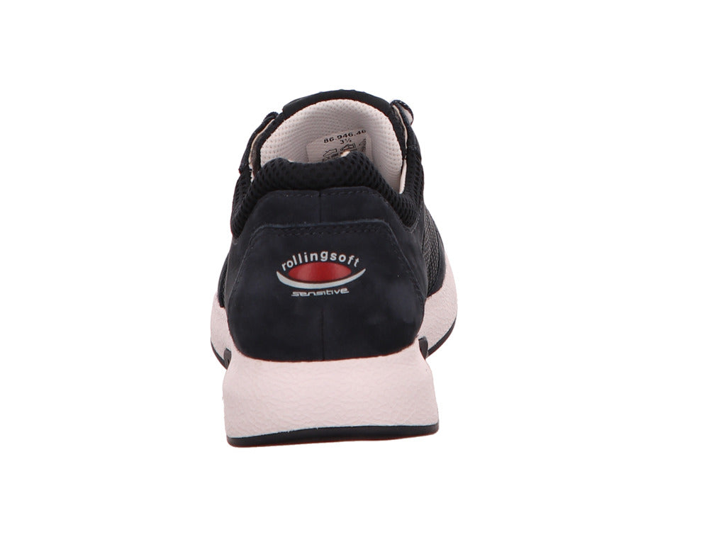 Gabor Comfort damessneakers in donkerblauw