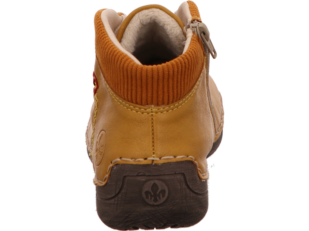 Rieker Damen Stiefel  in dunkelgelb