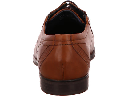 Bugatti herenschoen met veters in lichtbruin