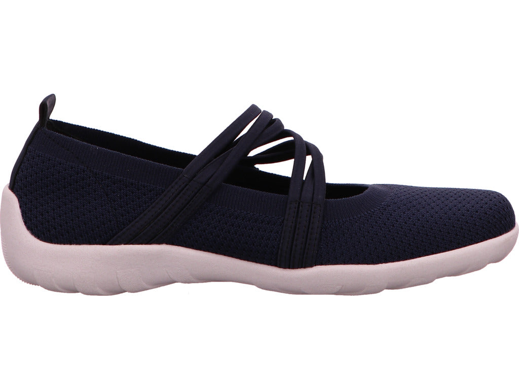 Remonte Damen Slipper  in blau-kombiniert