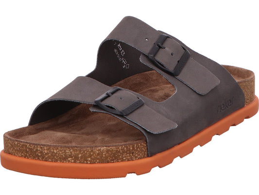 Rieker Herren Pantolette  in grau