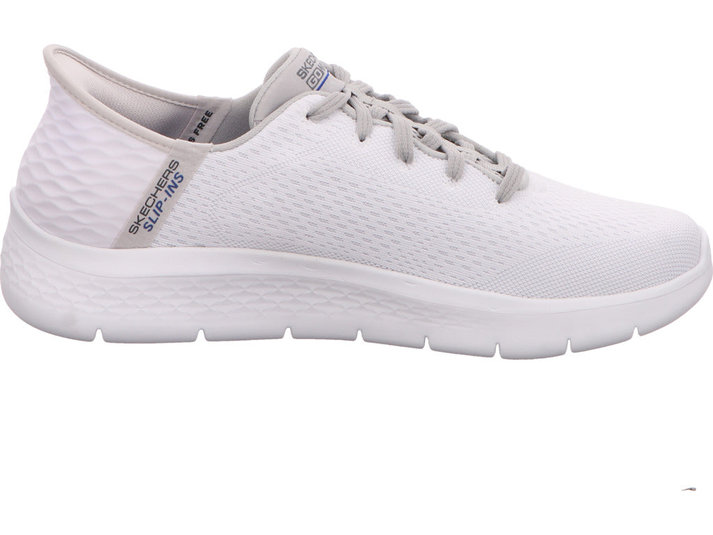 Skechers Herren Slipper Flex-New World in weiß-bunt-kombiniert