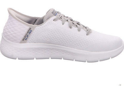 Skechers Herren Slipper Flex-New World in weiß-bunt-kombiniert