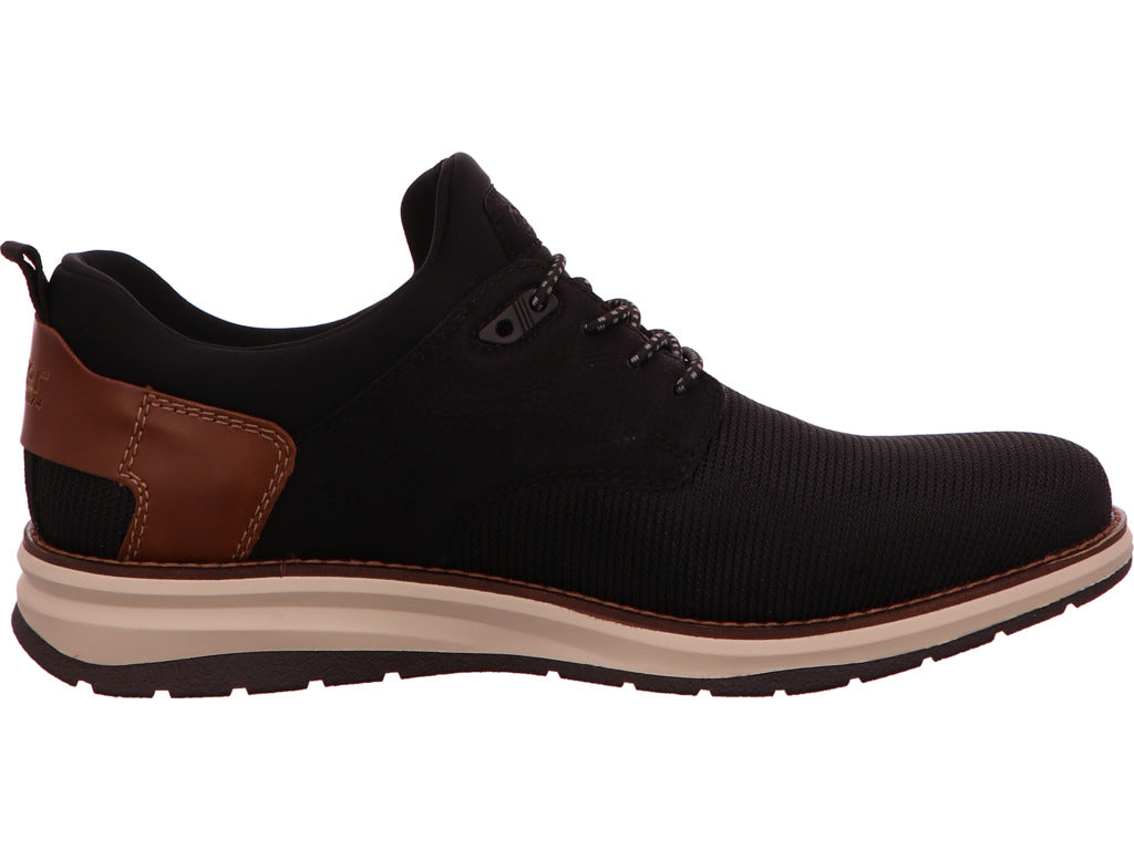 Rieker Herren Halbschuh  in schwarz-kombiniert