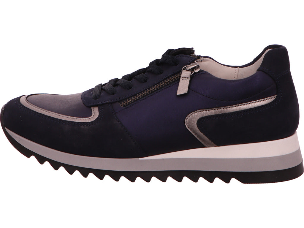 Gabor Damen Sneaker  in blau-bunt-kombiniert