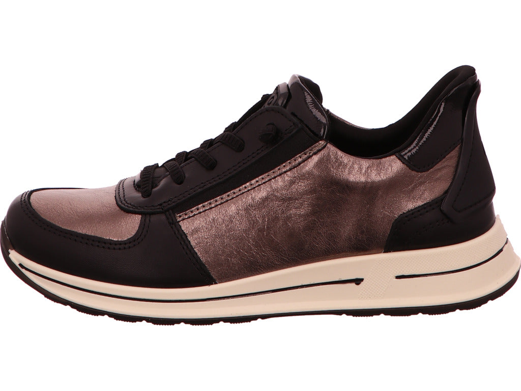 Ara Damen Schnürschuh Osaka 2.0 in schwarz-bunt-kombiniert