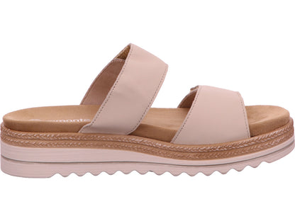Remonte Damen Pantolette  in hellbeige
