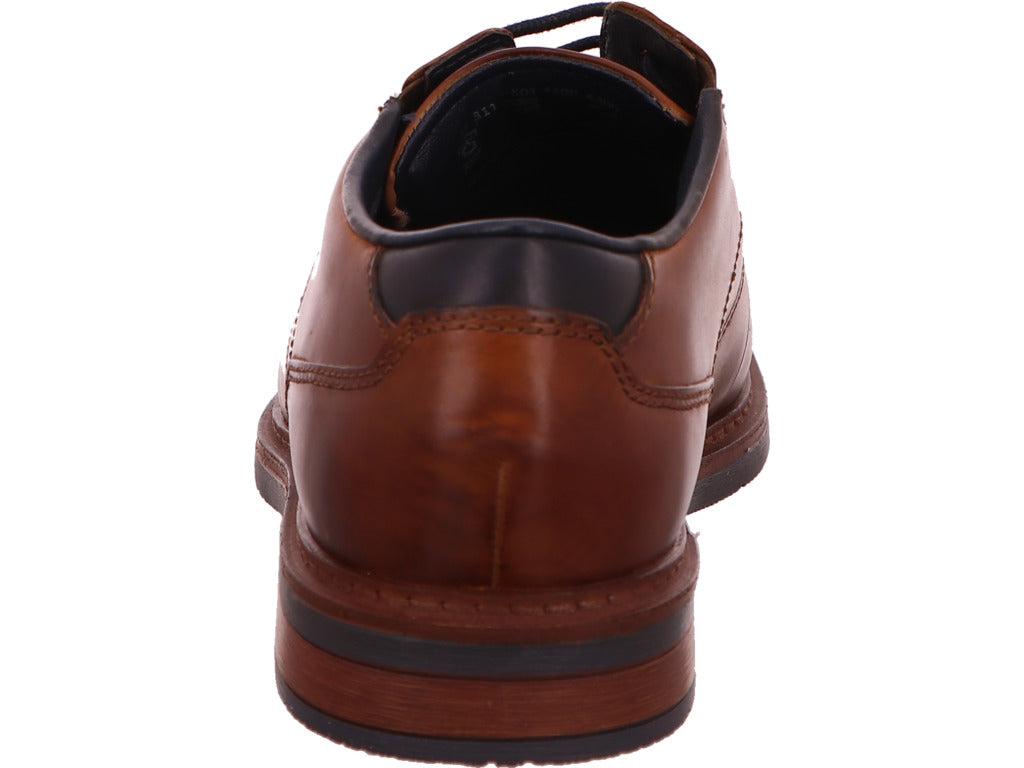 Bugatti Herren Schnürschuh Maik Exko in hellbraun