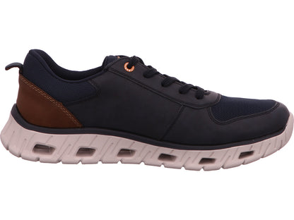Rieker Herren Sneaker  in blau-bunt-kombiniert