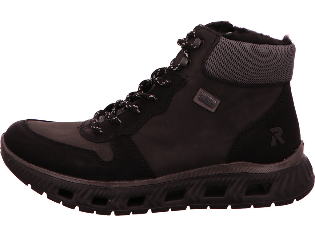 Rieker Damen Stiefel  in schwarz-bunt-kombiniert