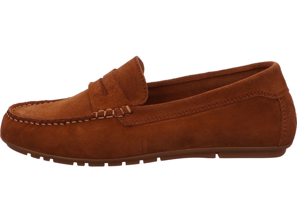 Marc O`Polo Damen Schnürschuh Selma 8B in hellbraun