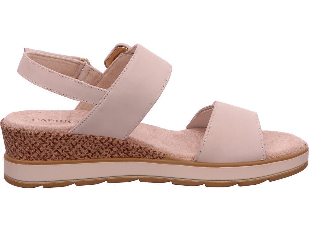 Caprice Damen Sandalette  in hellbeige